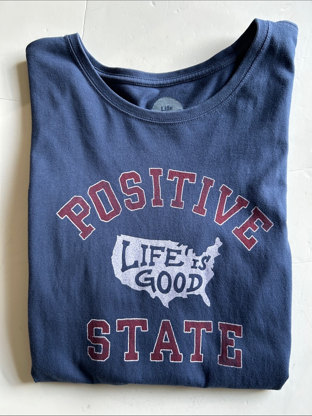 ❌LAST CALL❌ Life is Good Graphic Tee shirt positive state of mind cotton XXL - Picture 2 of 9